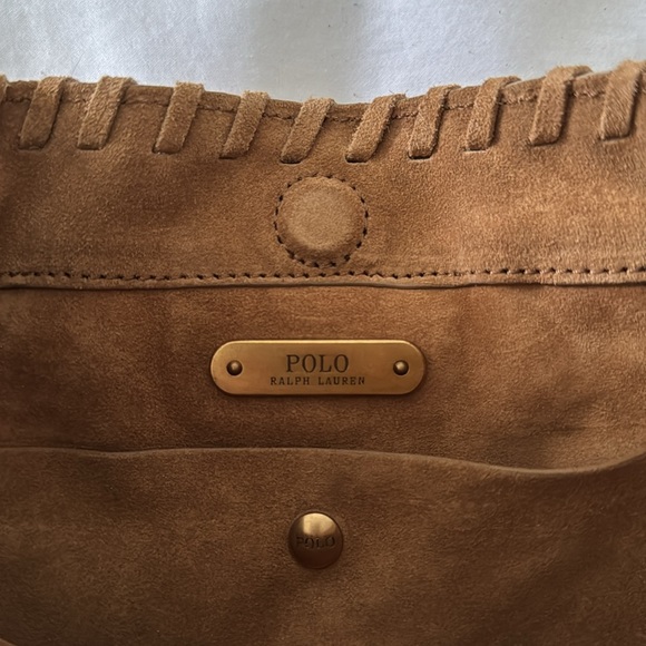 Ralph Lauren Suede Cross Body Fringe Bag - Picture 10 of 14